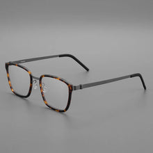 Load image into Gallery viewer, Ultra-light Business Acetate Square Glasses Frame AlloyRetro Optical Prescription Eyeglasses Men Woman
