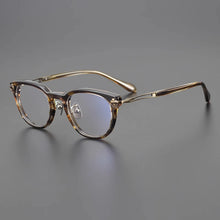 Load image into Gallery viewer, Vintage Acetate Titanium Glasses Frame Men Prescription Myopia Eyeglasses Frame Women   Brand Spectacles Eyewear