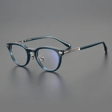 Load image into Gallery viewer, Vintage Acetate Titanium Glasses Frame Men Prescription Myopia Eyeglasses Frame Women   Brand Spectacles Eyewear