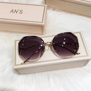 2023 New Women Sunglasses Rimless UV400 Brand Designer High Quality Gradient Sun Glasses Female oculos