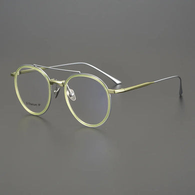 glasses frame men designer double beam Titanium optical eyeglasses Myopia reading women personalized eyewear