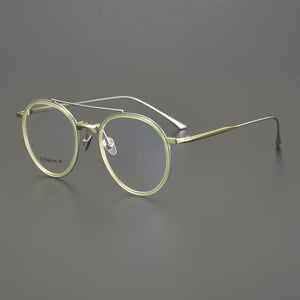 glasses frame men designer double beam Titanium optical eyeglasses Myopia reading women personalized eyewear