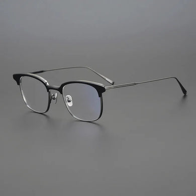myopia reading women personalized eyewear designer acetate titanium optical eyeglasses Retro casual glasses frame men