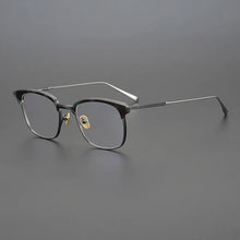Load image into Gallery viewer, myopia reading women personalized eyewear designer acetate titanium optical eyeglasses Retro casual glasses frame men