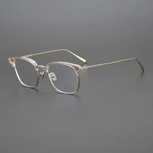Load image into Gallery viewer, myopia reading women personalized eyewear designer acetate titanium optical eyeglasses Retro casual glasses frame men