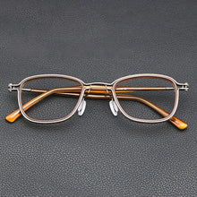Load image into Gallery viewer, retro glasses frame men Designer cat eye optical eyeglasses Myopia reading women pure titanium personalized eyewear