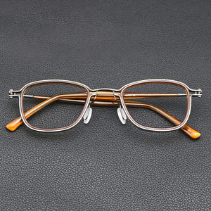 retro glasses frame men Designer cat eye optical eyeglasses Myopia reading women pure titanium personalized eyewear