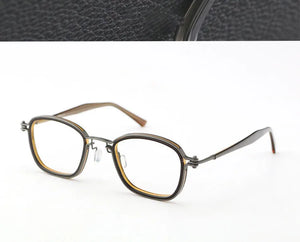 retro glasses frame men Designer cat eye optical eyeglasses Myopia reading women pure titanium personalized eyewear