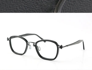 retro glasses frame men Designer cat eye optical eyeglasses Myopia reading women pure titanium personalized eyewear