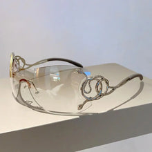 Carica l&#39;immagine nel visualizzatore di Gallery, 2023 Star One Piece Luxury Punk Rimless Sunglasses Women Brand Designer Y2K Sun Glasses Men Goggle Shades UV400 Eyewear