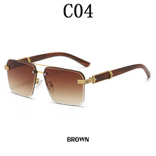 Carica l'immagine nel visualizzatore di Gallery, Sunglasses For Men   Sunglasses Women Vintage Wooden  Glasses Rimless Square Wood Shades Gafas De Sol Lentes