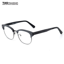 Load image into Gallery viewer, TAG Hezekiah Brand Vintage Wood Retro Rivet Eyeglasses Frame Men Women  Wooden Myopia Prescription Optic Glasses Frame