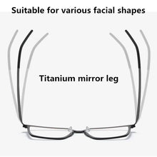 Load image into Gallery viewer, Vintage Pure Titanium Glasses Frame Men Women 6577 Retro square Prescription Eyeglasses Luxury Brand Myopia Optical Eyewear