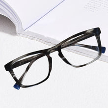 Load image into Gallery viewer, eyeglasses     Handmade Men Acetate Glasses Frame Square Women Prescription Optical Eyeglasses AC2111