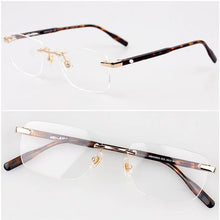 Load image into Gallery viewer, luxury brand MB family 0088 glasses frame men&#39;s round face frameless high-end business atmosphere leisure prescription