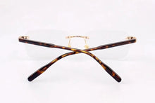 Load image into Gallery viewer, luxury brand MB family 0088 glasses frame men&#39;s round face frameless high-end business atmosphere leisure prescription