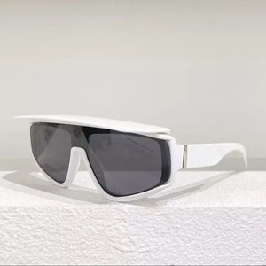 panel Retro black frame detachable cap UV400 UV protection square  sunglasses for men and women Sunglasses 6177
