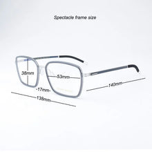 Load image into Gallery viewer, square Titanium Glasses Frame Men Luxury Fashion Ultralight Korean Eyeglasses Myopia Prescription Eyewear Spectacles Women