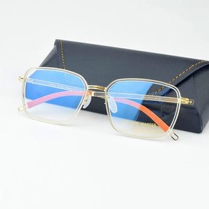 square Titanium Glasses Frame Men Luxury Fashion Ultralight Korean Eyeglasses Myopia Prescription Eyewear Spectacles Women