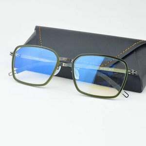 square Titanium Glasses Frame Men Luxury Fashion Ultralight Korean Eyeglasses Myopia Prescription Eyewear Spectacles Women
