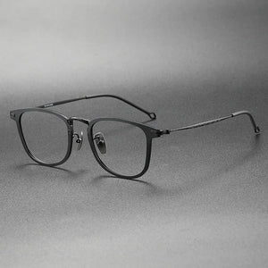 Vintage Pure Titanium Eyeglasses Frame Men Optical Myopia Prescription Glasses Frame Women Retro Luxury Designer Eyewear