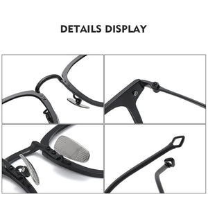 Vintage Pure Titanium Eyeglasses Frame Men Optical Myopia Prescription Glasses Frame Women Retro Luxury Designer Eyewear