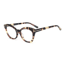 Load image into Gallery viewer, eyeglass frame TF5456 imported plate with large frame cat’s eye myopia thin