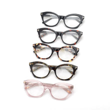 Load image into Gallery viewer, eyeglass frame TF5456 imported plate with large frame cat’s eye myopia thin