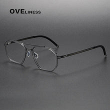 Load image into Gallery viewer, 2024 Acetate Titanium Glasses Frame Men Vintage Polygon Prescription Eyeglasses frames Women Myopia Optical Spectacles Eyewear