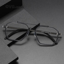 Load image into Gallery viewer, 2024 Acetate Titanium Glasses Frame Men Vintage Polygon Prescription Eyeglasses frames Women Myopia Optical Spectacles Eyewear