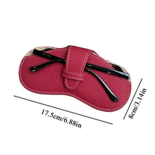 Carica l&#39;immagine nel visualizzatore di Gallery, 2024 Glasses Case Women Leather Soft Glasses Bag Portable Sunglasses Box Bag Accessories Eyeglasses Case Sunglasses Box