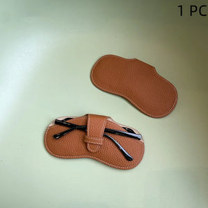 2024 Glasses Case Women Leather Soft Glasses Bag Portable Sunglasses Box Bag Accessories Eyeglasses Case Sunglasses Box