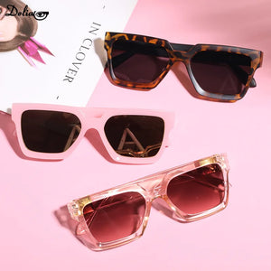 2024 New Boy Girl Square Sunglasses Children Vintage Sunglasses UV Protection Classic Kids Eyewear Sunglasses