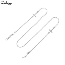 Carica l&#39;immagine nel visualizzatore di Gallery, 2024 New Pendant Glasses Chains Cross Eyeglasses Sunglasses Spectacles Metal Chain Holder Cord Lanyard Necklace