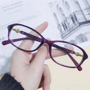 2024 New Lady Crystal Reading Glasses Frame Ultralight Anti Blue Light Computer Presbyopic Optical Eyeglasses +1.0+1.5+2.0..+4.0