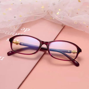 2024 New Lady Crystal Reading Glasses Frame Ultralight Anti Blue Light Computer Presbyopic Optical Eyeglasses +1.0+1.5+2.0..+4.0