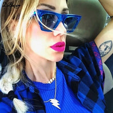 Load image into Gallery viewer, 2024 New Personality Cat Eye Sun Europe and The United States Dazzling Sunglasses Trend Every Pair of  Glasses Women