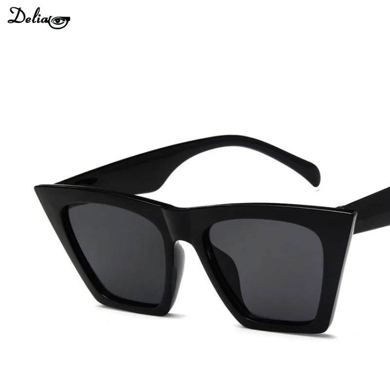 2024 New Personality Cat Eye Sun Europe and The United States Dazzling Sunglasses Trend Every Pair of  Glasses Women