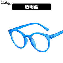 Carica l&#39;immagine nel visualizzatore di Gallery, 2024 New Round Frame Anti Blue Light Glasses Plain Glasses Children Radiation Protection for Kid Computer Phone Online Course