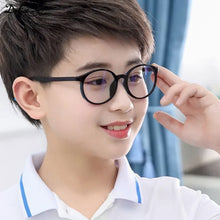 Carica l&#39;immagine nel visualizzatore di Gallery, 2024 New Round Frame Anti Blue Light Glasses Plain Glasses Children Radiation Protection for Kid Computer Phone Online Course