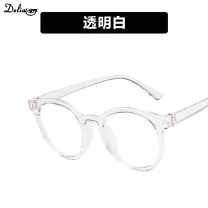 2024 New Round Frame Anti Blue Light Glasses Plain Glasses Children Radiation Protection for Kid Computer Phone Online Course