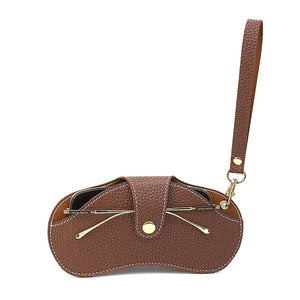 2024 Ultra-thin Glasses Case Simplicity Snap Glasses Case PU Leather Eye Glasses Container Cover Portable Sunglasses Storage Box
