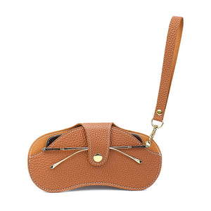 2024 Ultra-thin Glasses Case Simplicity Snap Glasses Case PU Leather Eye Glasses Container Cover Portable Sunglasses Storage Box