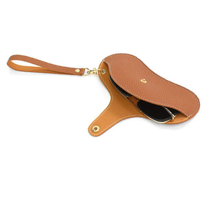 2024 Ultra-thin Glasses Case Simplicity Snap Glasses Case PU Leather Eye Glasses Container Cover Portable Sunglasses Storage Box