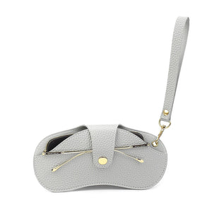 2024 Ultra-thin Glasses Case Simplicity Snap Glasses Case PU Leather Eye Glasses Container Cover Portable Sunglasses Storage Box