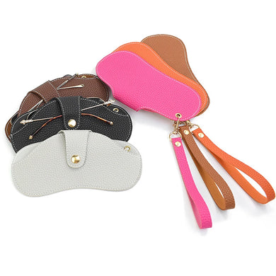 2024 Ultra-thin Glasses Case Simplicity Snap Glasses Case PU Leather Eye Glasses Container Cover Portable Sunglasses Storage Box