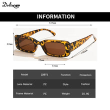 Load image into Gallery viewer, 2024New Retro Small Sunglasses Men&#39;s and Women&#39;s Trendy Vintage Popular Square Frame Rectangle Sunglasses UV Protection