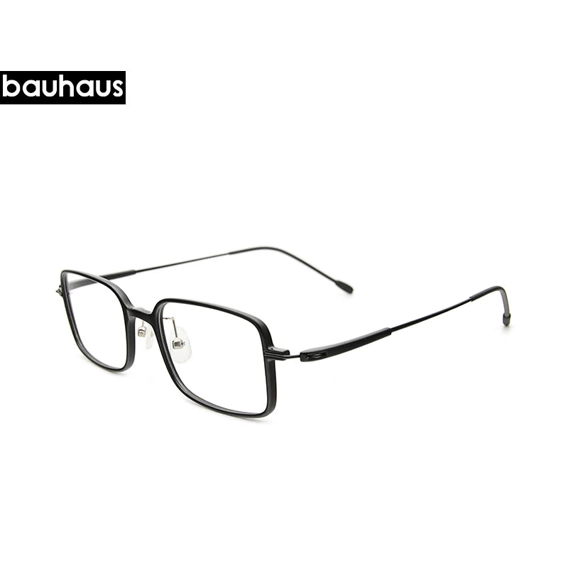 2127 bauhaus trendy stylish square slime eyeglasses frame optical