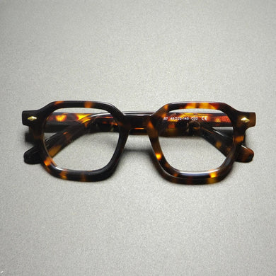 Handmade Acetate Glasses Frame Men Vintage Ultra Light Square Eyeglasses Frame Women Retro Japan Luxury Brand Designer Eyewear