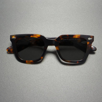 Vintage Polarized Acetate Sunglasses Men Quality Retro Designer Rivet UV400 Sunglasses Women Handmade Luxury Brand Eyewear